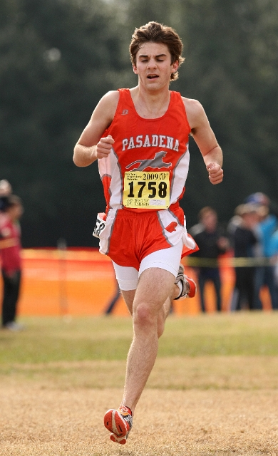 2009 CIF XC Boys D5-101.JPG - 2009 California CIF Cross Country Championships, Woodward Park, Fresno, California